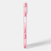 ライトピンクブリックiPhoneケース ソフトでおしゃれなスタイル Case-Mate iPhoneケース (裏面 / 右)