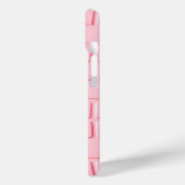 ライトピンクブリックiPhoneケース ソフトでおしゃれなスタイル Case-Mate iPhoneケース (裏面 / 左)