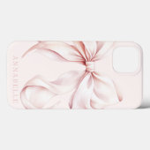 ライトピンクボウiPhone / iPadケース Case-Mate iPhoneケース (裏面 (横))