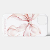 ライトピンクボウiPhone / iPadケース Case-Mate iPhoneケース (裏面 (横))