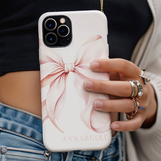 ライトピンクボウiPhone / iPadケース iPhone 13ケース