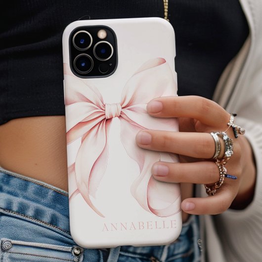 ライトピンクボウiPhone / iPadケース Case-Mate iPhoneケース