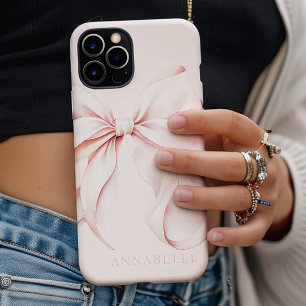 ライトピンクボウiPhone / iPadケース iPhone 13ケース