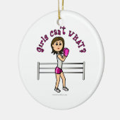 ライトピンクボクサー セラミックオーナメント (左)