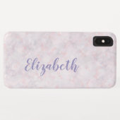 ライトピンクボケ カゼメート iPhone XS Max ケース Case-Mate iPhoneケース (裏面(横))