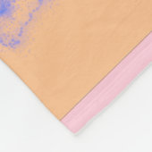 ライトピンクポップコーンアニメダッキー(アヒルちゃん)フリースブランケット フリースブランケット (角)