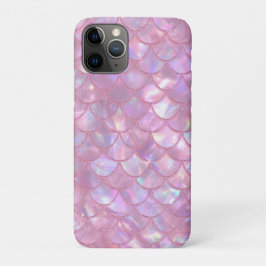 ライトピンクマーメイドプリント iPhone 11 PROケース