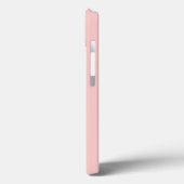 ライトピンクミニマルモノグラパーソナライズされたム Case-Mate iPhoneケース (裏面 / 左)