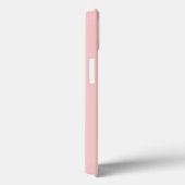 ライトピンクミニマルモノグラパーソナライズされたム Case-Mate iPhoneケース (裏面 / 右)