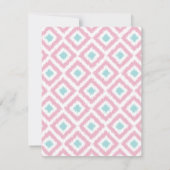 ライトピンクミントイカットパターン (裏面)