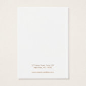 ライトピンクモダンネックレス表示カード (裏面)