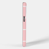 ライトピンク正方形レンガ Case-Mate iPhoneケース (裏面 / 右)
