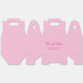 ライトピンク水玉模様60誕生日ありがとう フェイバーボックス (見開き)