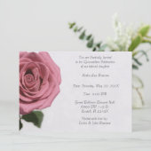 ライトピンク淡い色のローズキンセアニラ 招待状 (スタンド正面)