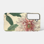 ライトピンク牡丹サムスンフォンケース SAMSUNG GALAXYケース (裏面横)