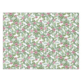 ライトピンク牡丹&バラフローラ結婚ズ テーブルクロス (正面(横))