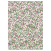 ライトピンク牡丹&バラフローラ結婚ズ テーブルクロス (正面)