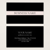 ライトピンク赤面ストライプおよび編エレガント集文字 (正面&裏面)