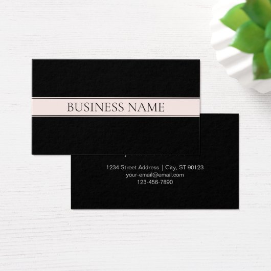 ライトピンク赤面ストライプおよび編エレガント集文字 (デスク)