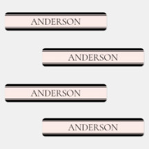 ライトピンク赤面ストライプおよび編エレガント集文字