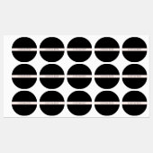 ライトピンク赤面ストライプおよび編エレガント集文字 ラベル (シート)