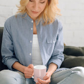 ライトピンク コーヒーマグカップ