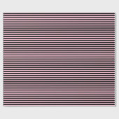 ライトピンク |ブラックストライプラッピング紙 ラッピングペーパー (フラット)