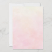 ライトピンク ユダヤ教 赤ちゃん命名式 シムチャット・バット 招待状 (裏面)