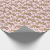 ライトピンク |雪素朴片ラッピング紙 ラッピングペーパー (角)