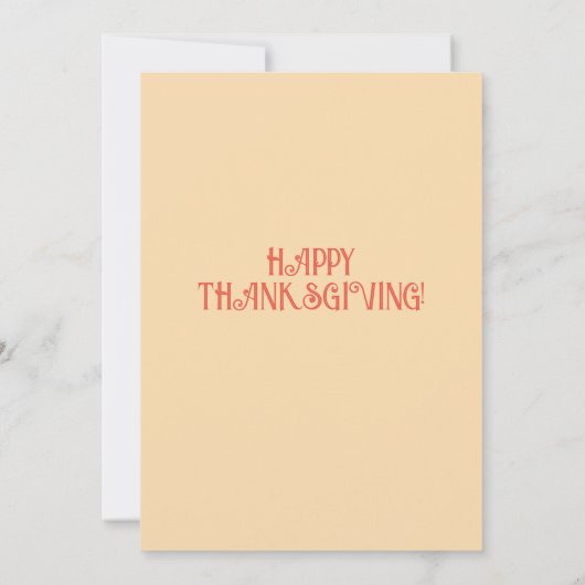 ライトピーチ感謝祭ディナーオータム饗宴 招待状 (裏面)