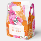 ライトフェードピンクオレンジガーデンフローラ結婚名 フェイバーボックス (オープン)