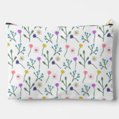 ライトフモダンララルパターンホワイトモーニングゴージャス アクセサリーポーチ (裏面)