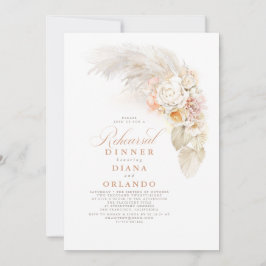 ライトフラワーズグラスリハーサルディナー 招待状