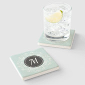 ライトブモダンルーフローラリース ストーンコースター (横)