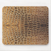 ライトブラウンアリゲータースキンプリント マウスパッド (正面)