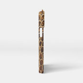 ライトブラウンアリゲータースキンプリント iPhoneケース (右側面)