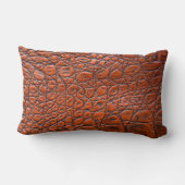 ライトブラウンレザー装飾用クッション ランバークッション (裏面)