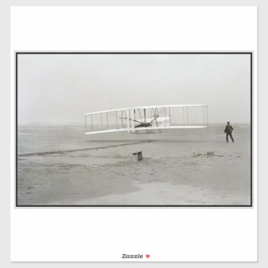 ライトブラザーズ フライヤー 初飛行 航空 シール (シート)