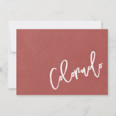 ライトブルゴーニュコロラドパスポートサンキューカード サンキューカード (裏面)