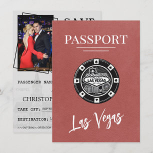 ライトブルゴーニュLas Vegasパスポート日付を保存 セーブザデート