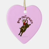 ライトブルライダー セラミックオーナメント (右)