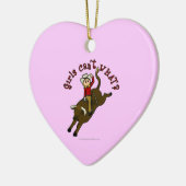 ライトブルライダー セラミックオーナメント (左)