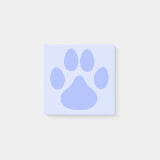 ライトブルーかわいい動物のパワプリント3x3ポストイットノート ポストイット