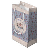 ライトブルーかわいこちゃんパイ男の赤ちゃん スモールペーパーバッグ (正面アングル)