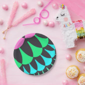 ライトブルーとグはかりで測リーン ペーパープレート (パーティー)