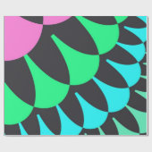 ライトブルーとグはかりで測リーン ラッピングペーパー (フラット)