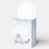ライトブルーとシルバープリンセスの誕生日パーティー フェイバーボックス (オープン)