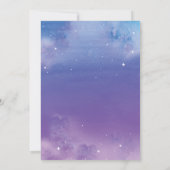 ライトブルーとパープルの結婚式招待状 招待状 (裏面)