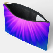 ライトブルーとピンクのレイ アクセサリーポーチ (見開き)