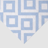 ライトブルーとホワイトミアンダーティッシュペーパー 薄葉紙 (詳細)